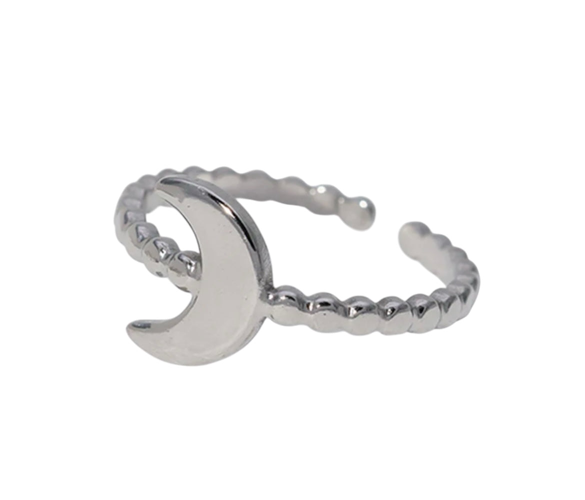 Moon Ring Silber